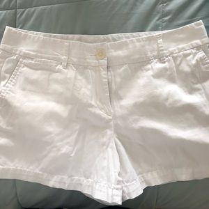 Loft Riviera White Shorts